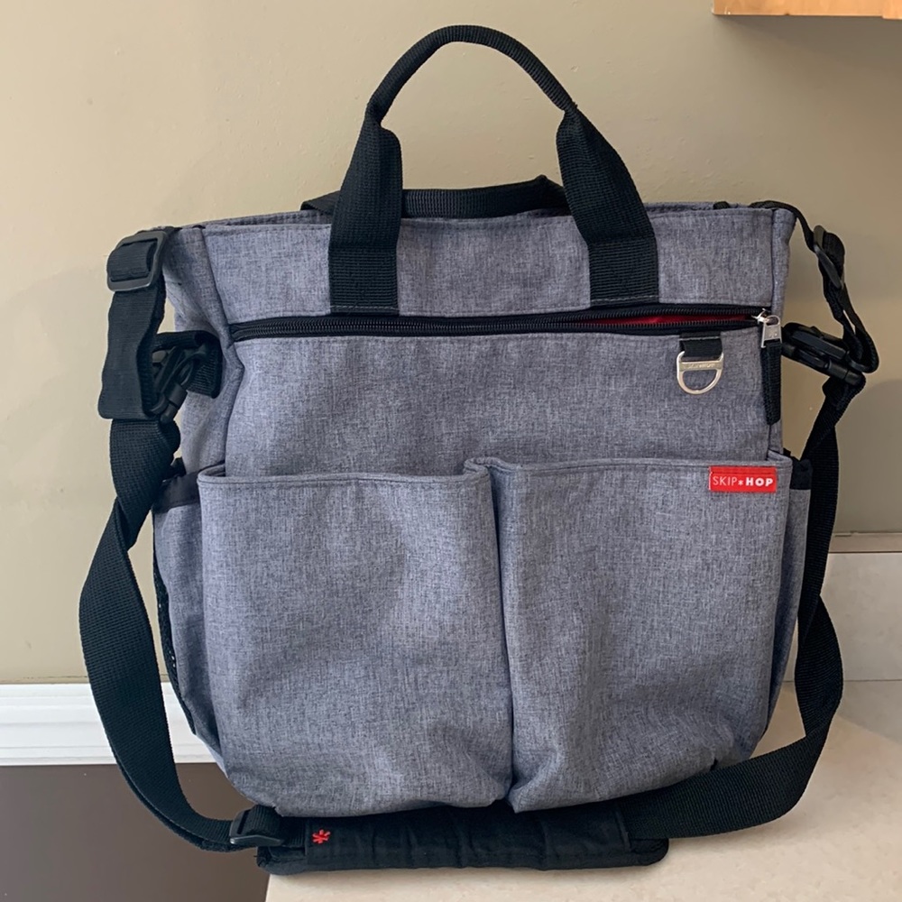 Skip*Hop Grey Diaper Bag